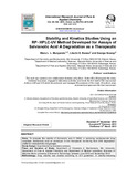 Stability and Kinetics Studies Using an RP- HPLC-UV Method Developed for Assays of Salvianolic Acid A Degradation as a Therapeutic.pdf.jpg