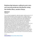 Relationship between sediment grain sizes and macroinvertebrate distribution along the Isiukhu River.pdf.jpg