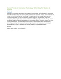 Current Trends In Information Technology Which Way For Modern It Experts.pdf.jpg