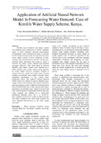 Application of Artificial Neural Network Model In Forecasting Water Demand Case of Kimilili Water Supply Scheme, Kenya.pdf.jpg