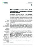 Differential Gene Expression in Host Ubiquitination Processes in Childhood Malarial Anemia.pdf.jpg