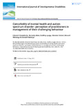 Comorbidity of mental health and autism spectrum disorder perception of practitioners in management of their challenging behaviour.pdf.jpg