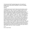 The Semantic Field Theoretical Approach in the teaching of English and its Grammatical Implication to Second Language Development.pdf.jpg