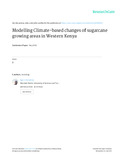 Agevi Muyekho et al Modelling October 2015 Climate-based changes of sugarcane growing areas in Western Kenya.pdf.jpg