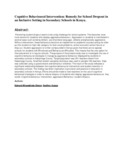 Cognitive Behavioural Intervention Remedy for School Dropout in an Inclusive Setting in Secondary Schools in Kenya.pdf.jpg