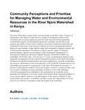 Community Perceptions and Priorities for Managing Water and Environmental Resources in the River Njoro Watershed in Kenya.pdf.jpg