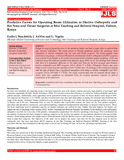 Delays in surgery frequently occur in the operating theatre and have a major effect on patient flow.pdf.jpg