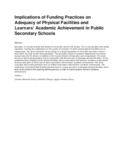 Implications of Funding Practices on Adequacy of Physical Facilities and Learners.pdf.jpg