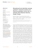 Bloodmeal host identities among sympatric Glossina austeni and Glossina pallidipes tsetse flies in Shimba Hills National Reserve, Kwale, Kenya.pdf.jpg