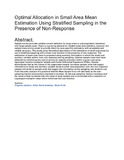 Optimal Allocation in Small Area Mean Estimation Using Stratified Sampling in the Presence of Non.pdf.jpg